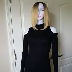 Fashion Nova Cold Shoulder Knitted Dress NWT